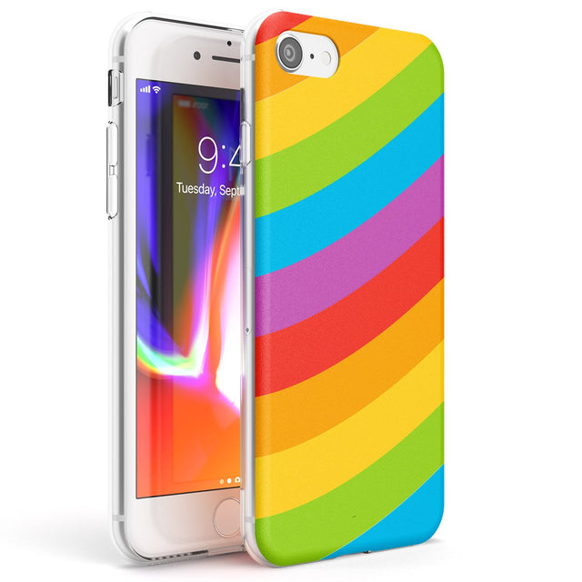 Lucky Rainbow Phone Case iPhone 7/8 / Clear Case,iPhone SE / Clear Case Blanc Space