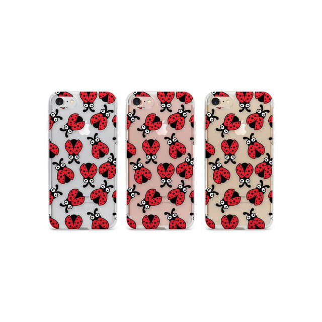 Ladybug Pattern Phone Case for iPhone SE