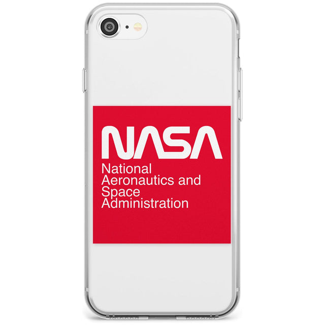 NASA The Worm Box Slim TPU Phone Case for iPhone SE 8 7 Plus