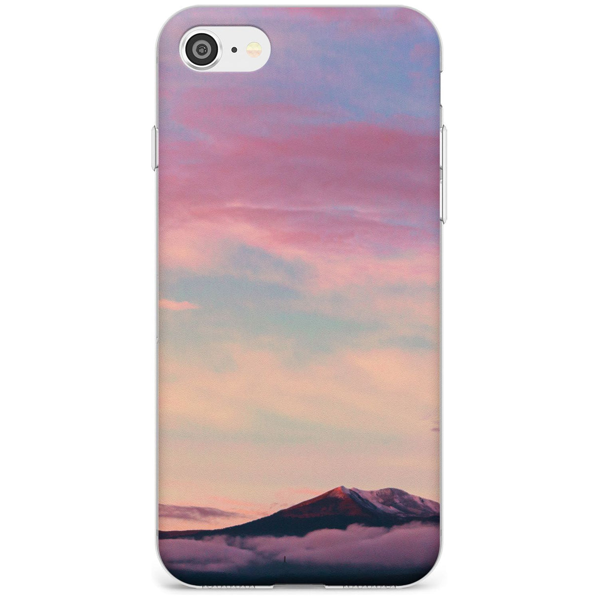 Cloudy Sunset Photograph Slim TPU Phone Case for iPhone SE 8 7 Plus