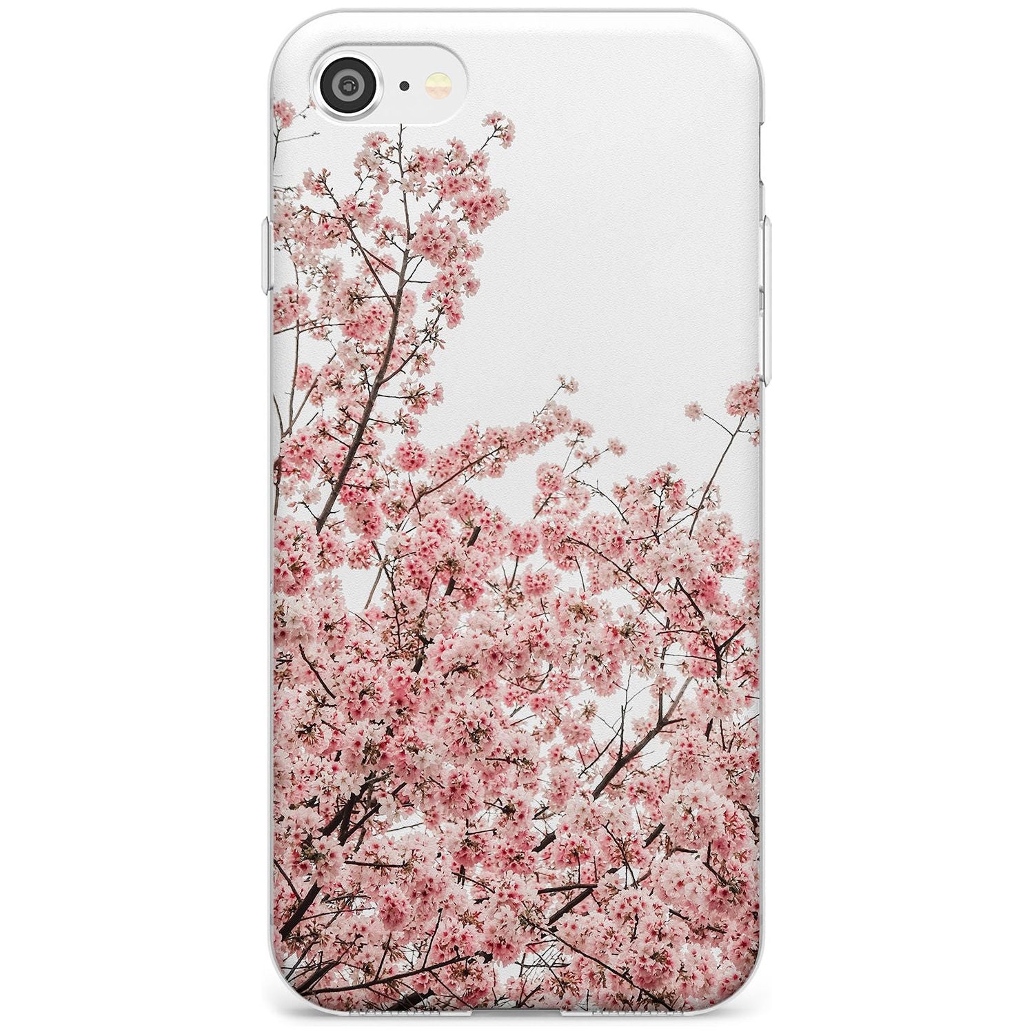 Cherry Blossoms - Real Floral Photographs Slim TPU Phone Case for iPhone SE 8 7 Plus