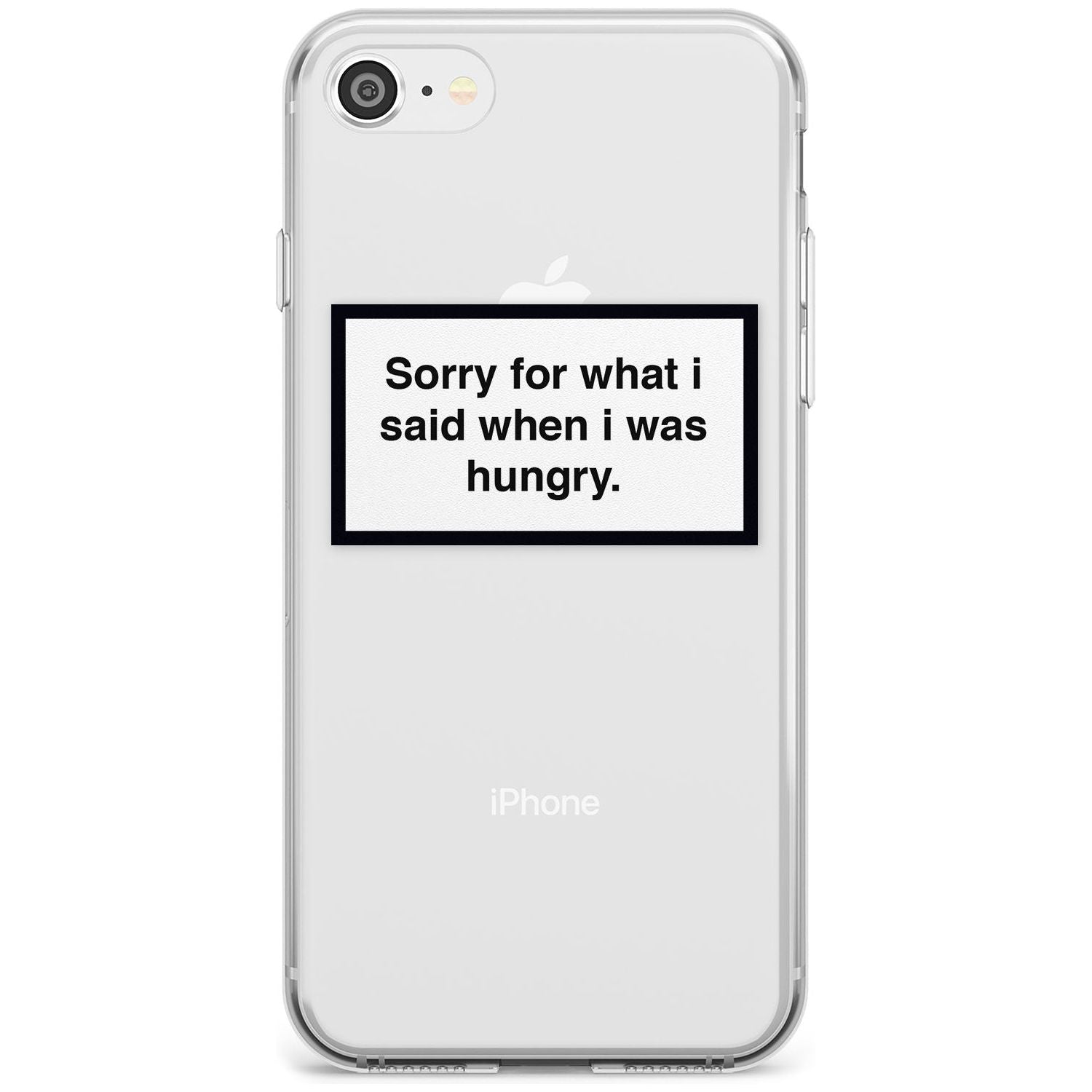 Sorry for what I said iPhone Case  Slim Case Phone Case - Case Warehouse