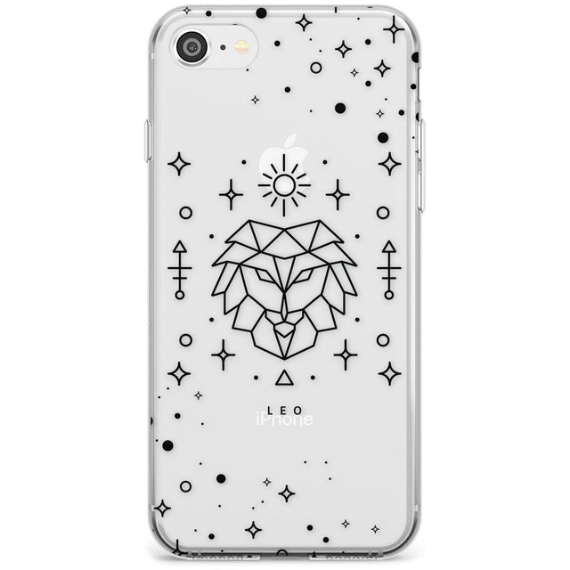 Leo Emblem - Transparent Design Slim TPU Phone Case for iPhone SE 8 7 Plus