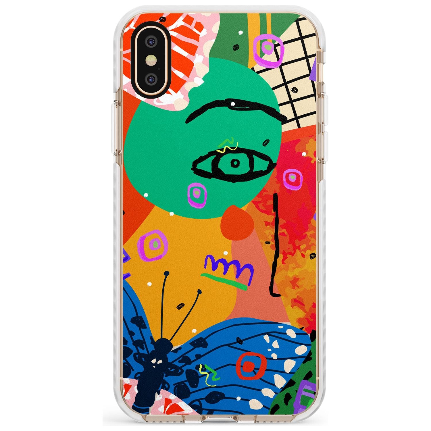 Abstract Butterfly Slim TPU Phone Case Warehouse X XS Max XR