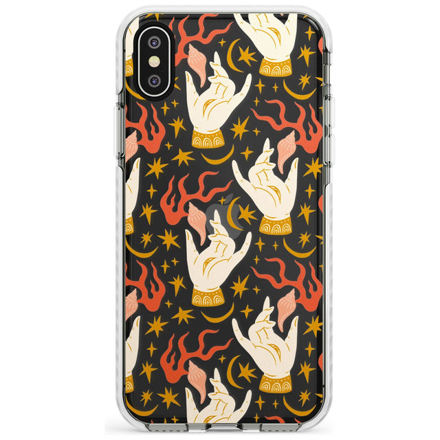 Hand Watcher Pattern Impact Phone Case for iPhone X XS Max XR