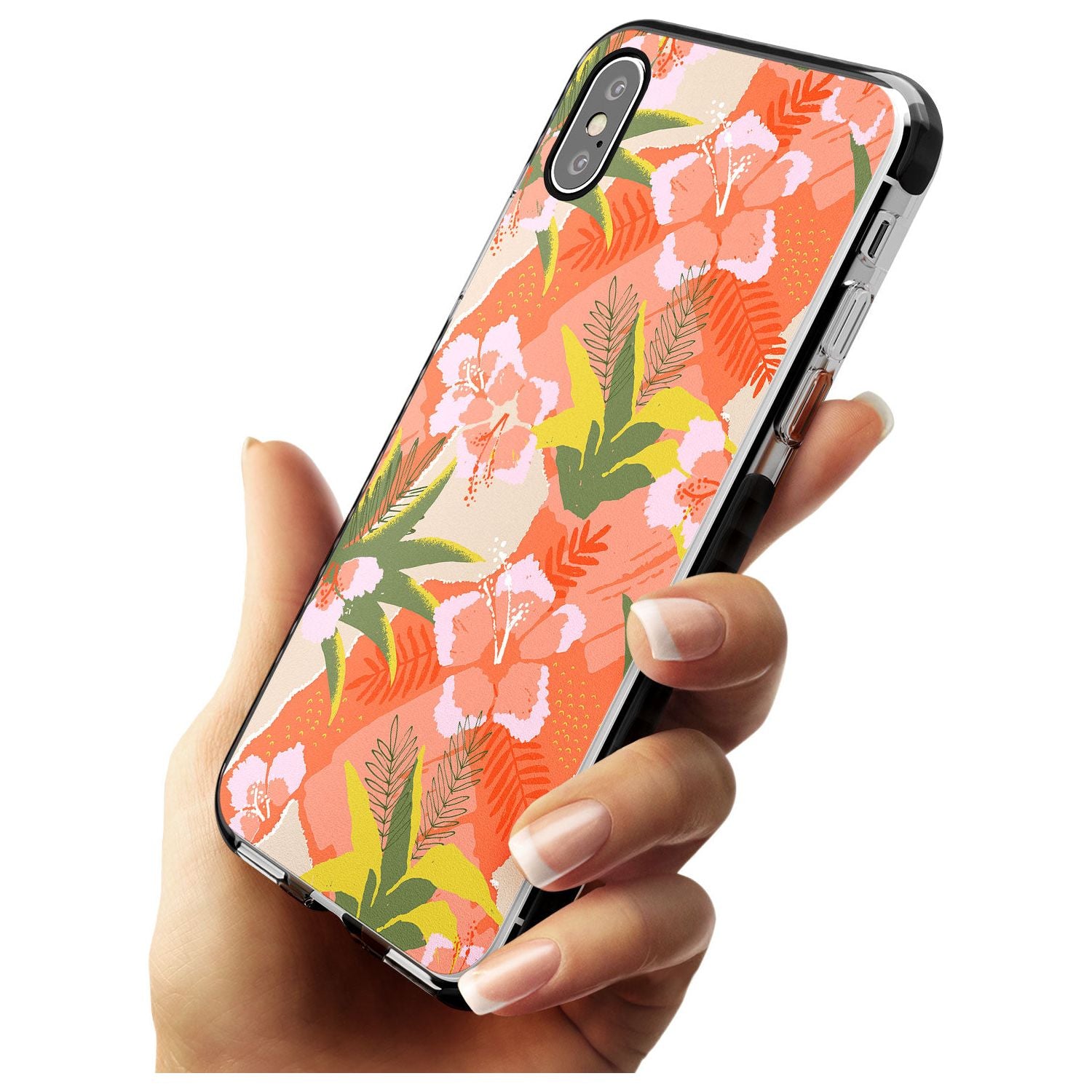 Hawaiian Flowers Abstract Pattern iPhone Case   Phone Case - Case Warehouse
