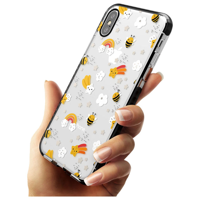 Busy Bee Black Impact Phone Case for iPhone X XS Max XR