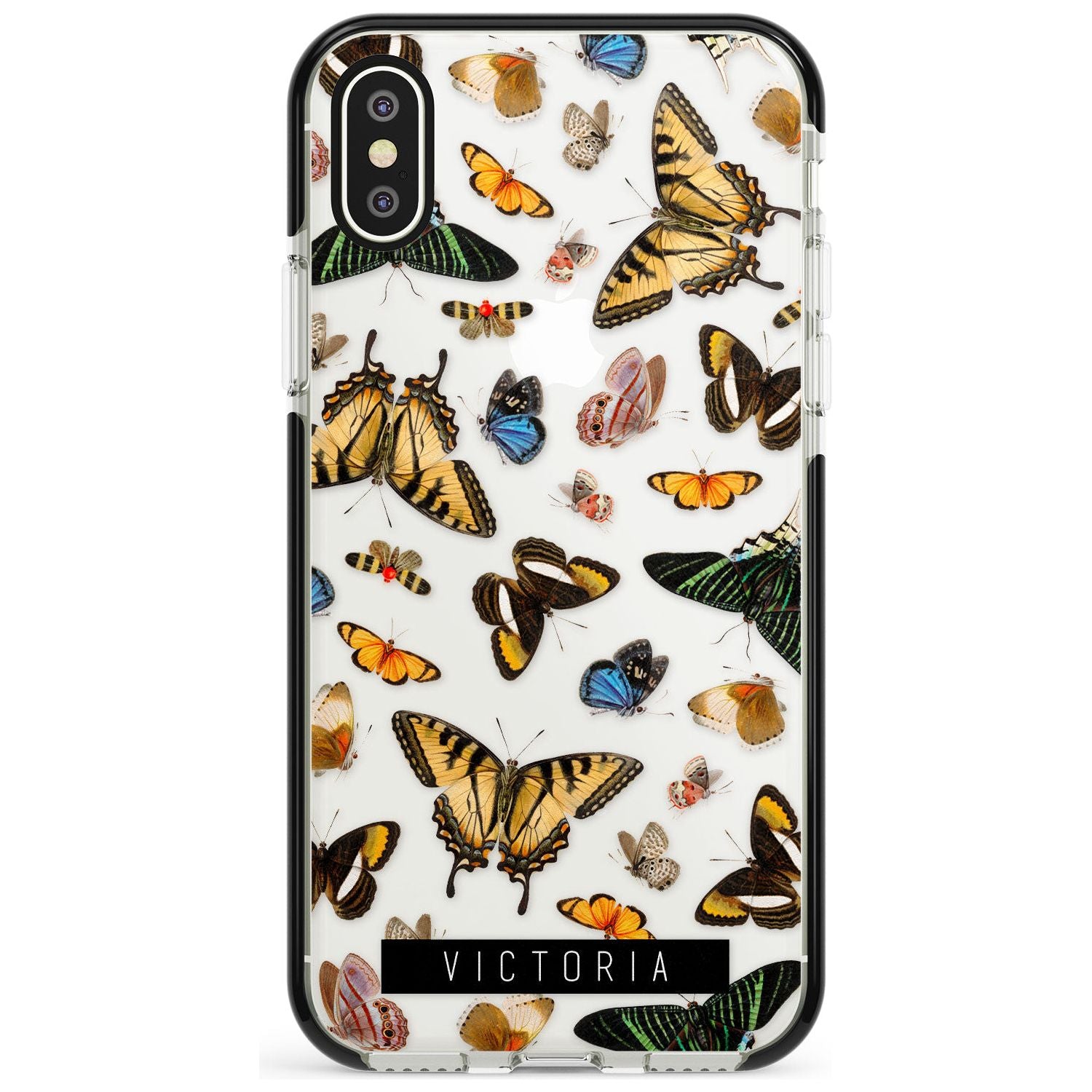 Custom Photorealistic Butterfly iPhone Case  Black Impact Custom Phone Case - Case Warehouse