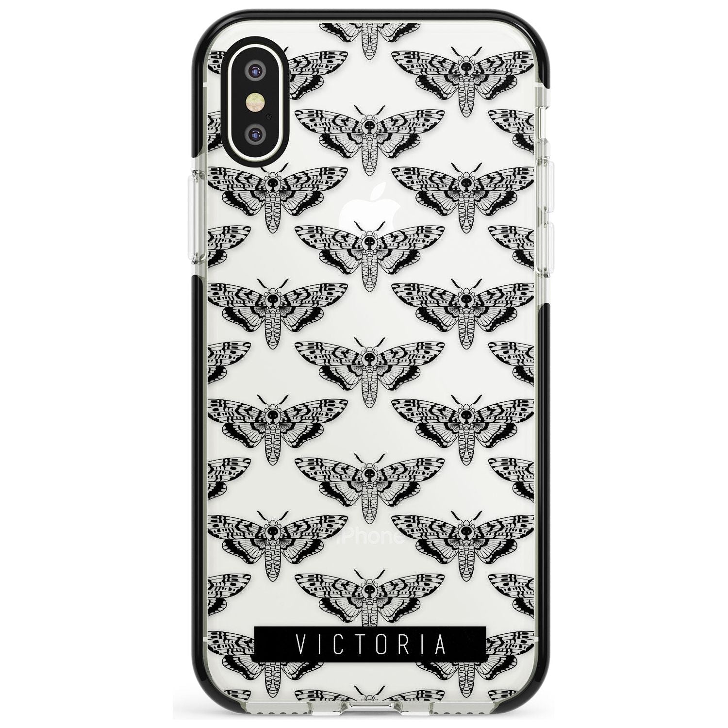 Customised Hawk Moth Pattern iPhone Case   Custom Phone Case - Case Warehouse