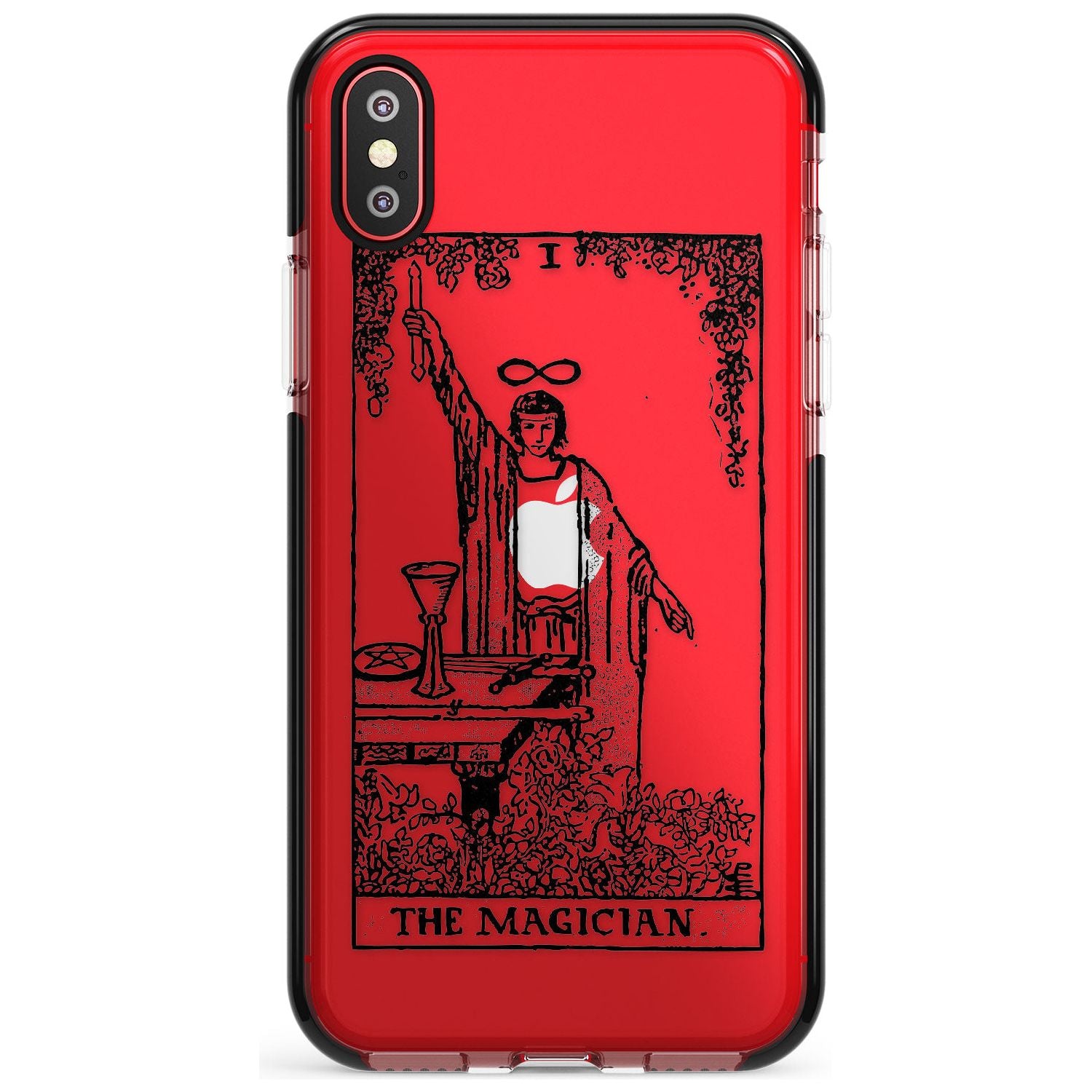 The Magician Tarot Card - Transparent Pink Fade Impact Phone Case for iPhone X XS Max XR