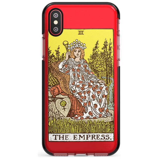 The Empress Tarot Card - Colour Pink Fade Impact Phone Case for iPhone X XS Max XR