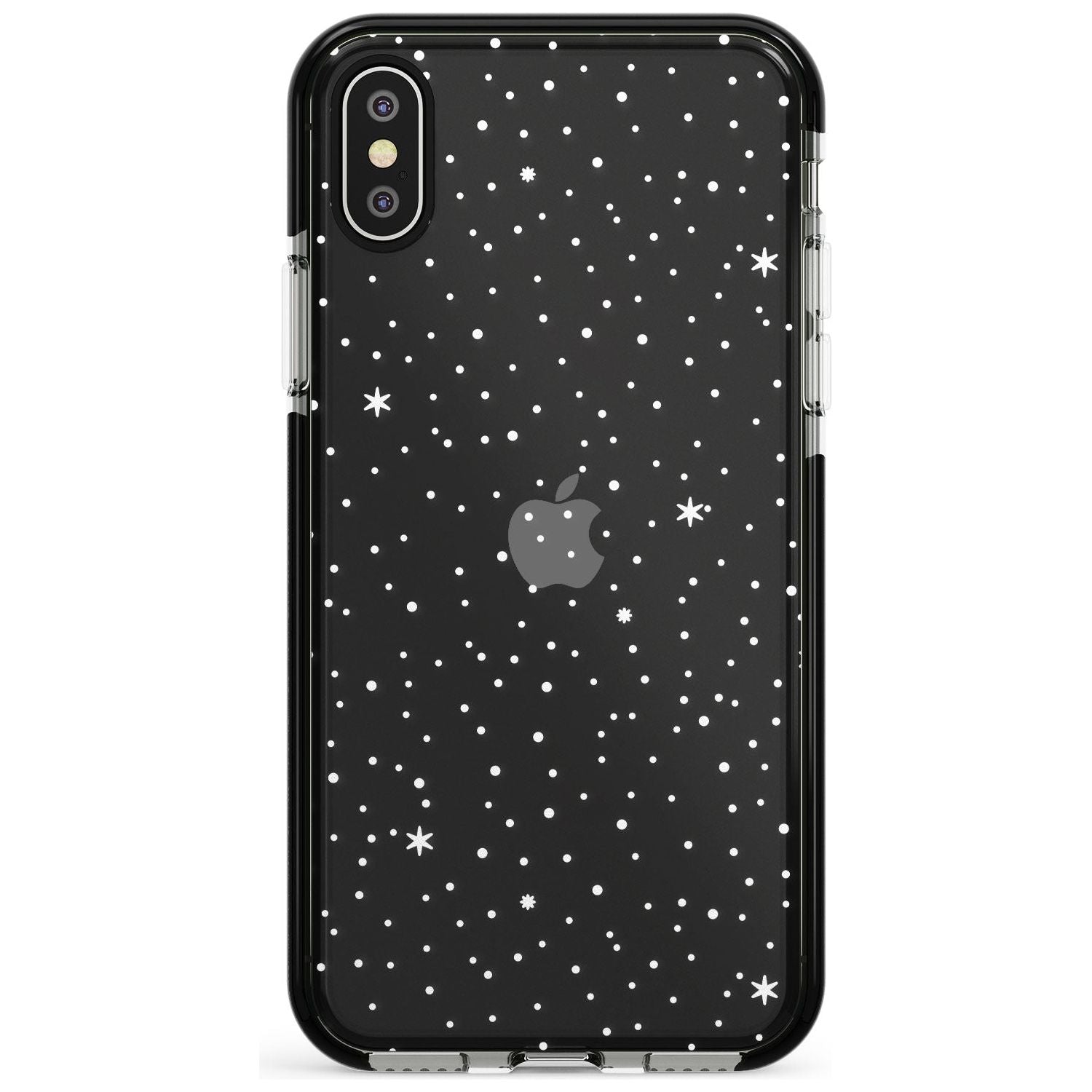 Celestial Starry Sky White Pink Fade Impact Phone Case for iPhone X XS Max XR