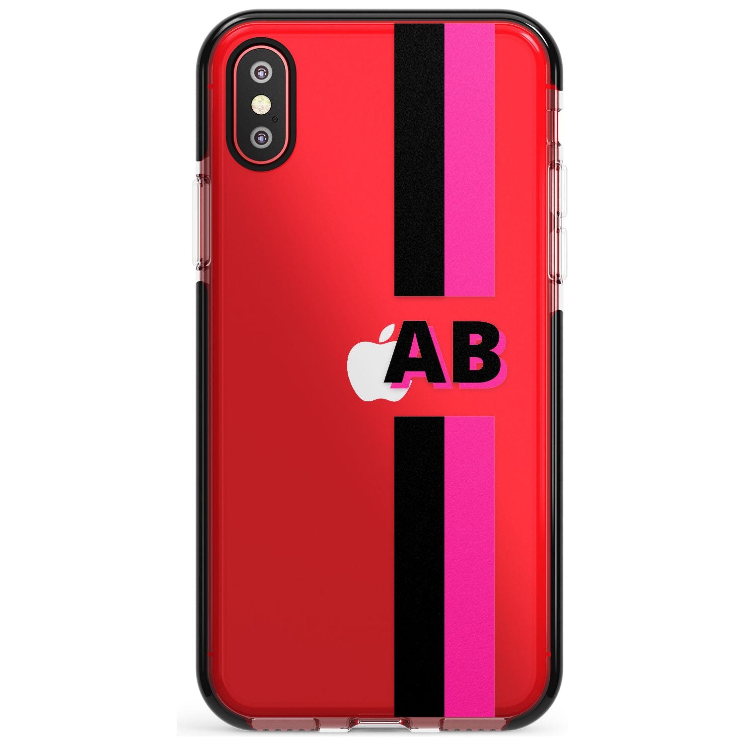 Custom Iphone Case 6D Pink Fade Impact Phone Case for iPhone X XS Max XR