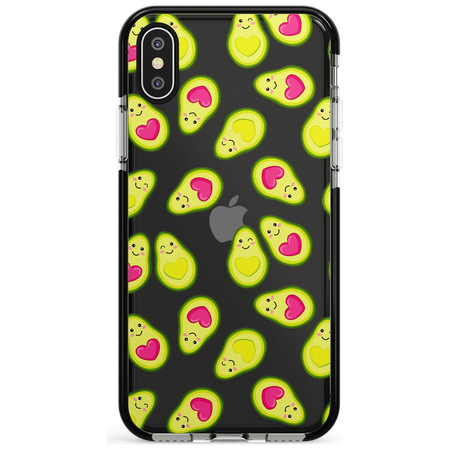 Avocado Love Black Impact Phone Case for iPhone X XS Max XR