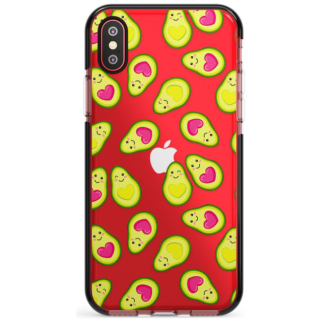 Avocado Love Black Impact Phone Case for iPhone X XS Max XR
