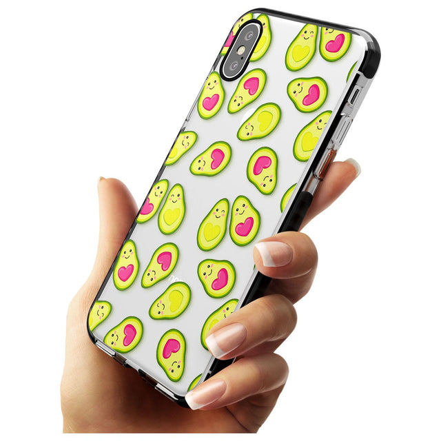 Avocado Love Black Impact Phone Case for iPhone X XS Max XR