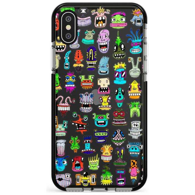 Familiar Faces Black Impact Phone Case for iPhone X XS Max XR