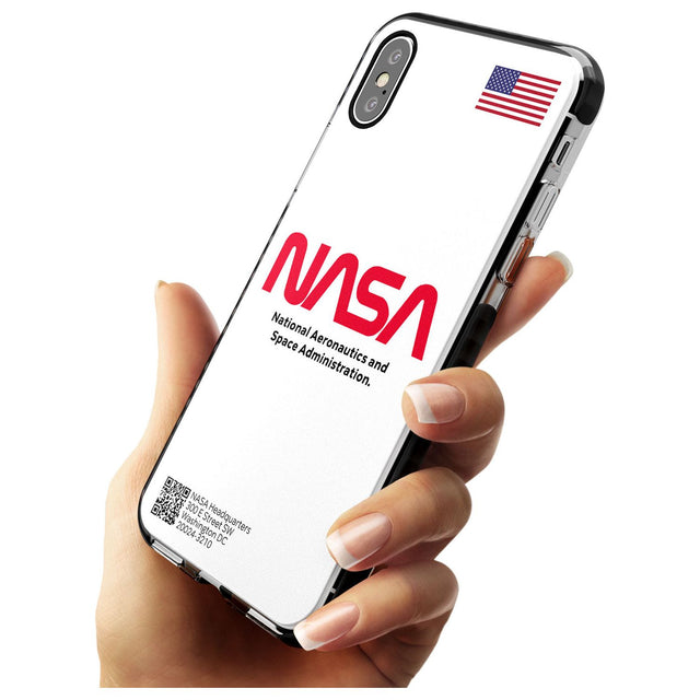 NASA The Worm Black Impact Phone Case for iPhone X XS Max XR