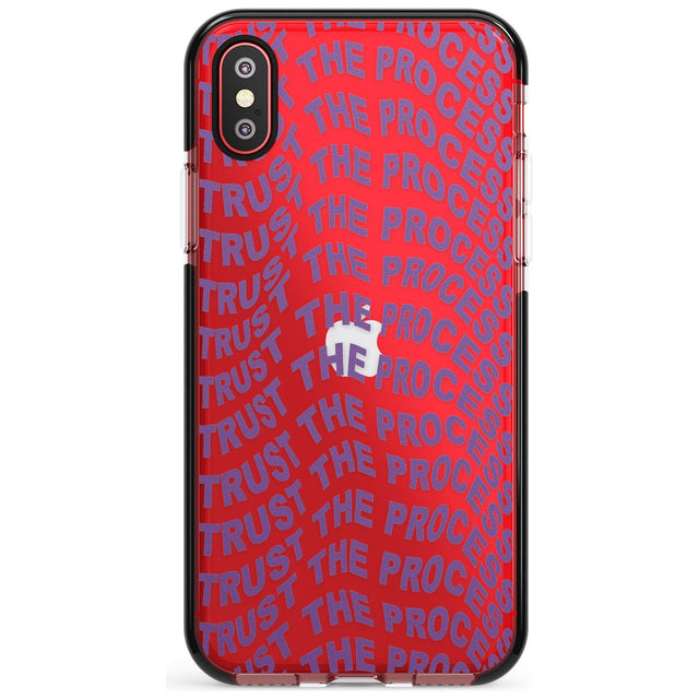 Trust The Process Black Impact Phone Case for iPhone X XS Max XR