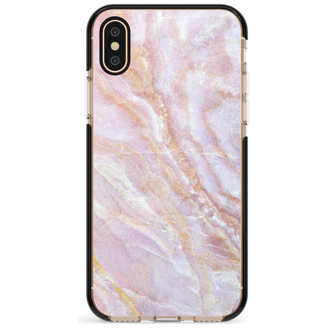 Soft Pink & Yellow Onyx Marble Texture Pink Fade Impact Phone Case for iPhone X XS Max XR