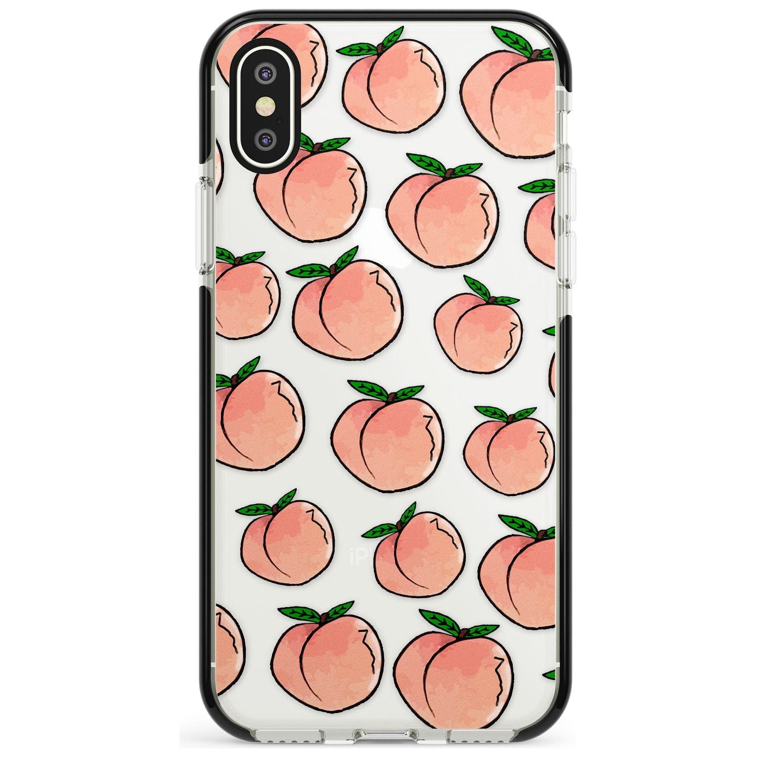 Life's a Peach iPhone Case  Black Impact Phone Case - Case Warehouse
