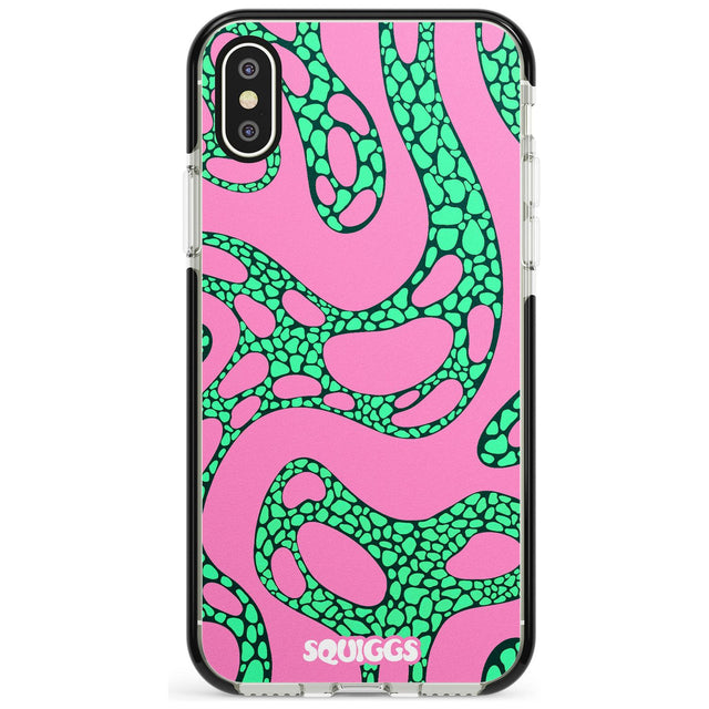 Alien Glow Pink Fade Impact Phone Case for iPhone X XS Max XR