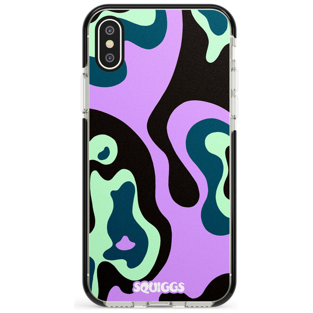 Purple River Pink Fade Impact Phone Case for iPhone X XS Max XR