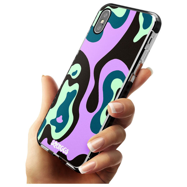 Purple River Pink Fade Impact Phone Case for iPhone X XS Max XR