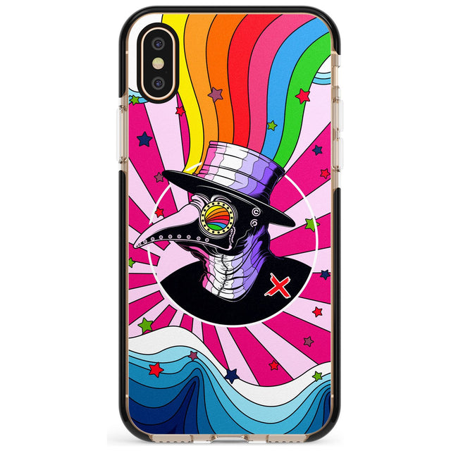 Plague Doctor Passion Pink Fade Impact Phone Case for iPhone X XS Max XR