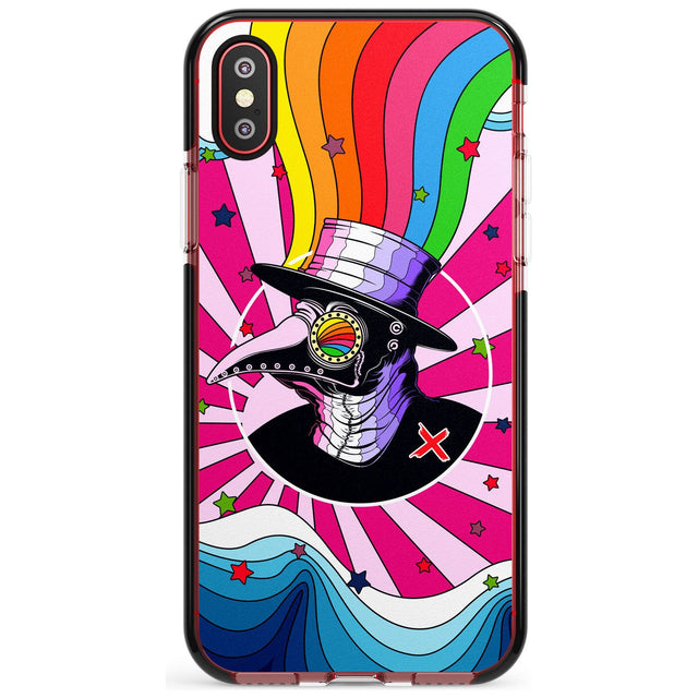 Plague Doctor Passion Pink Fade Impact Phone Case for iPhone X XS Max XR