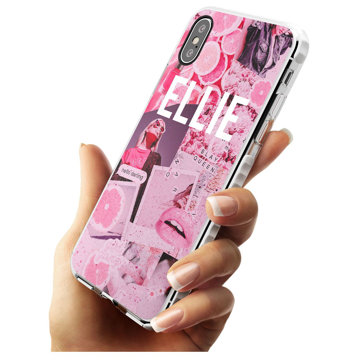 Sweet Pink Fashion Collage iPhone Case   Custom Phone Case - Case Warehouse