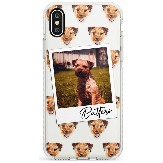 Border Terrier - Custom Dog Photo Slim TPU Phone Case Warehouse X XS Max XR