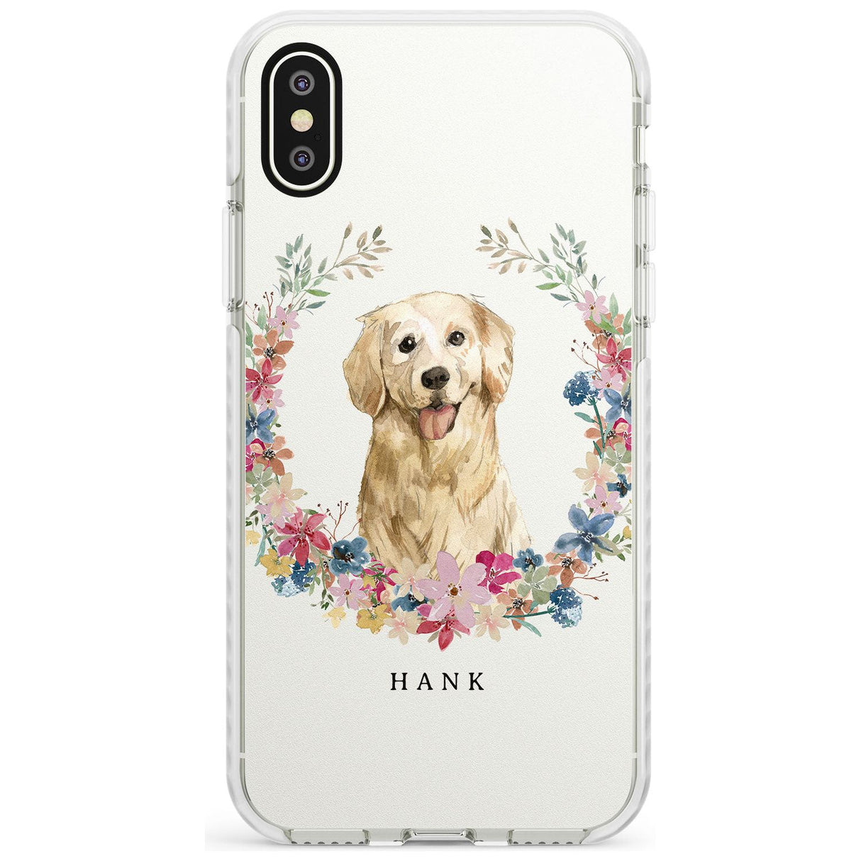 Golden Retriever - Watercolour Dog Portrait Impact Phone Case for iPhone X XS Max XR