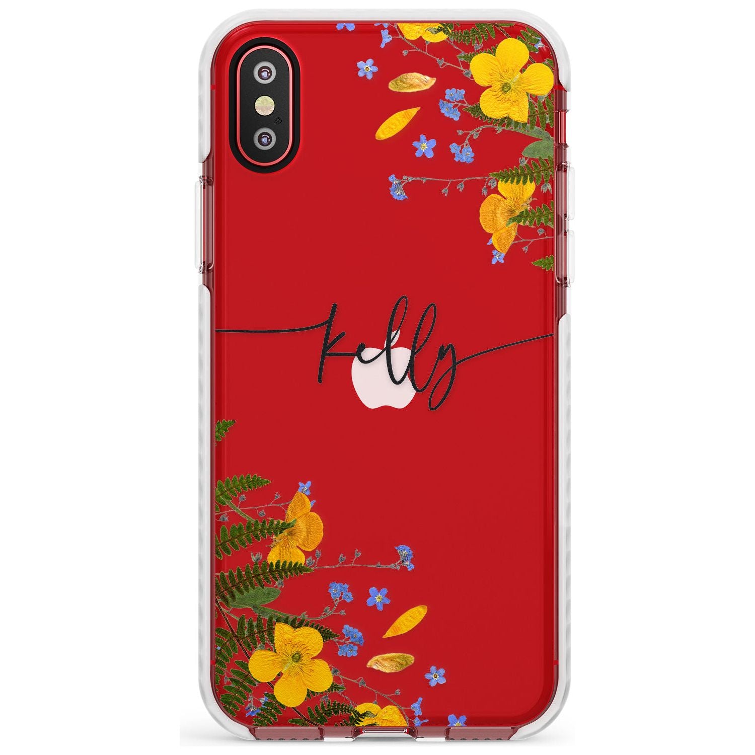 Custom Ferns & Flowers Slim TPU Phone Case Warehouse X XS Max XR