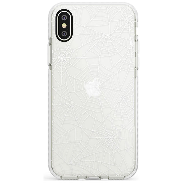Personalised Spider Web Pattern Impact Phone Case for iPhone X XS Max XR