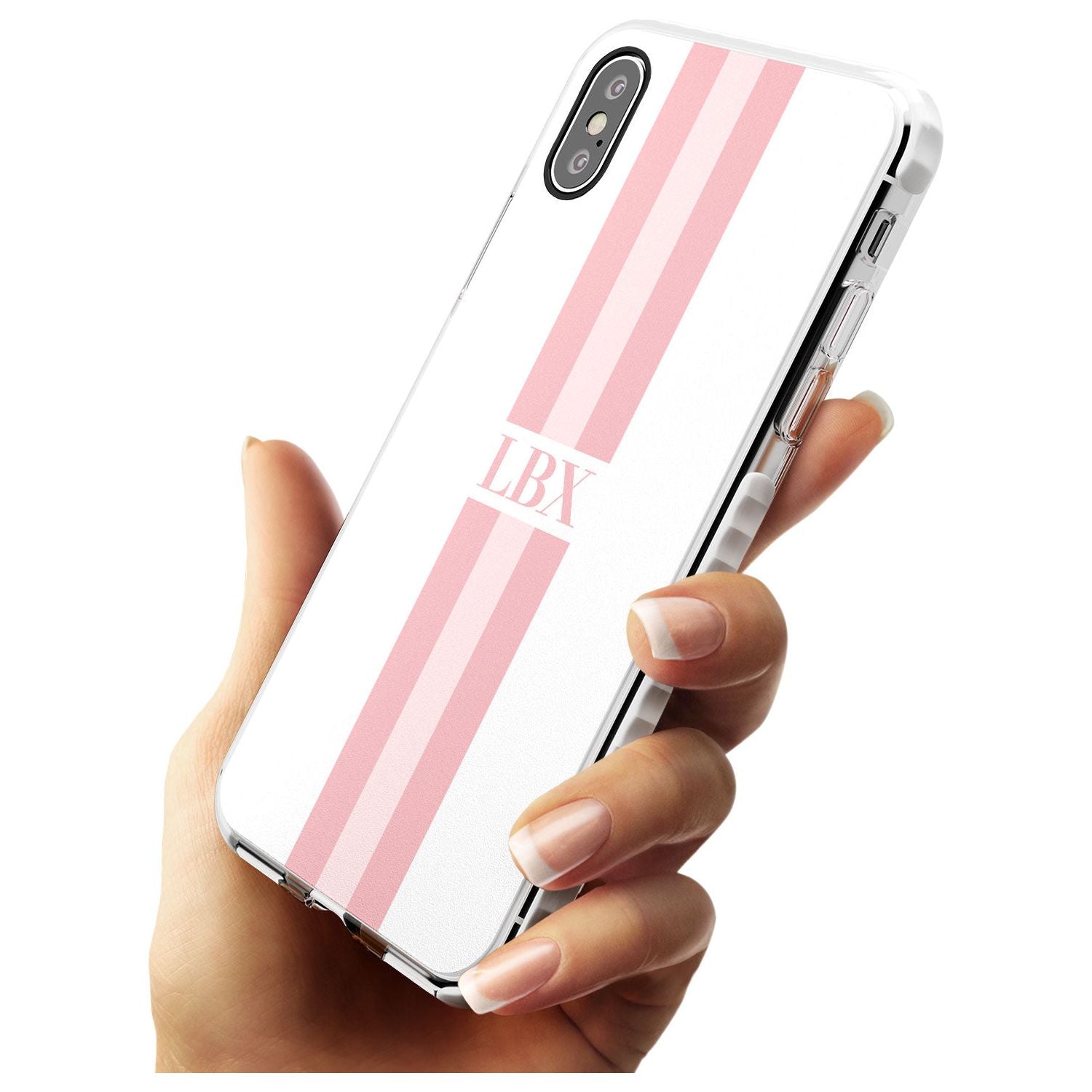 Minimal Pink Stripes iPhone Case   Custom Phone Case - Case Warehouse