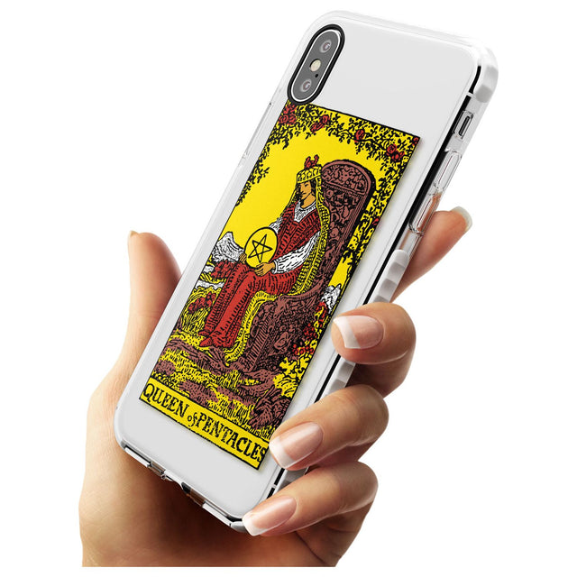 Queen of Pentacles Tarot Card - Colour Slim TPU Phone Case Warehouse X XS Max XR