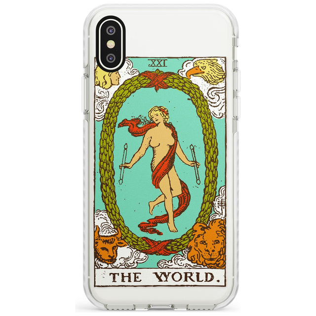 The World Tarot Card - Colour Slim TPU Phone Case Warehouse X XS Max XR