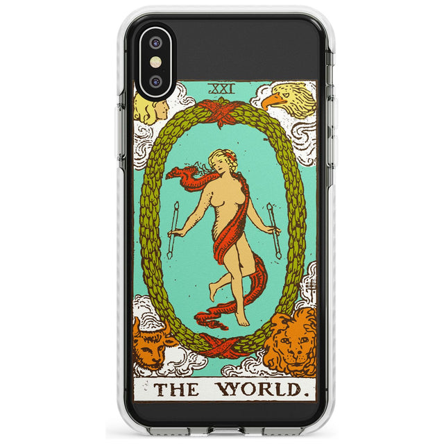 The World Tarot Card - Colour Slim TPU Phone Case Warehouse X XS Max XR