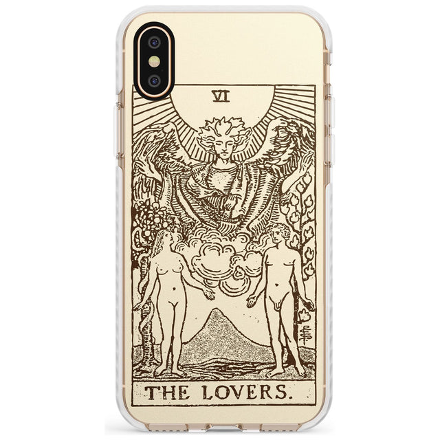 The Lovers Tarot Card - Solid Cream Slim TPU Phone Case Warehouse X XS Max XR