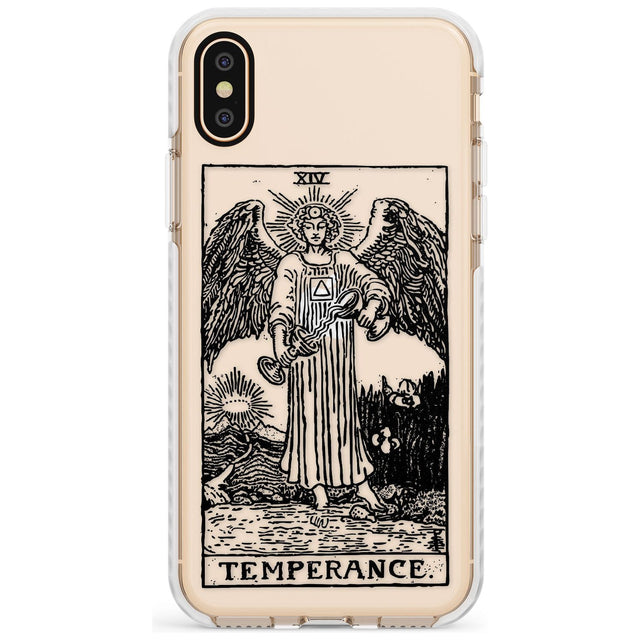 Temperance Tarot Card - Transparent Slim TPU Phone Case Warehouse X XS Max XR