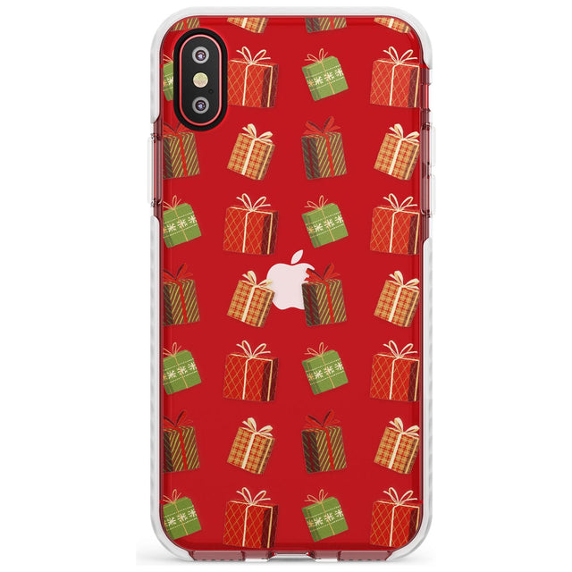 Christmas Presents Pattern Impact Phone Case for iPhone X XS Max XR