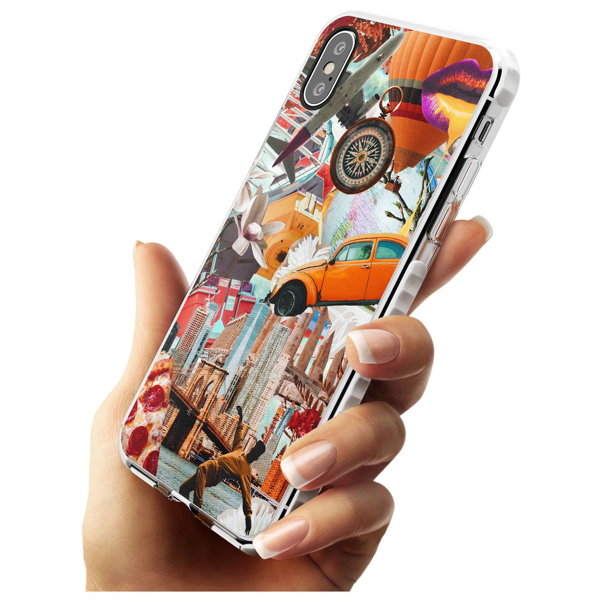 Vintage Collage: New York Mix Impact Phone Case for iPhone X XS Max XR