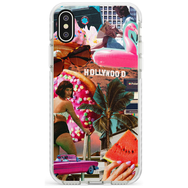 Vintage Collage: Hollywood Mix Impact Phone Case for iPhone X XS Max XR