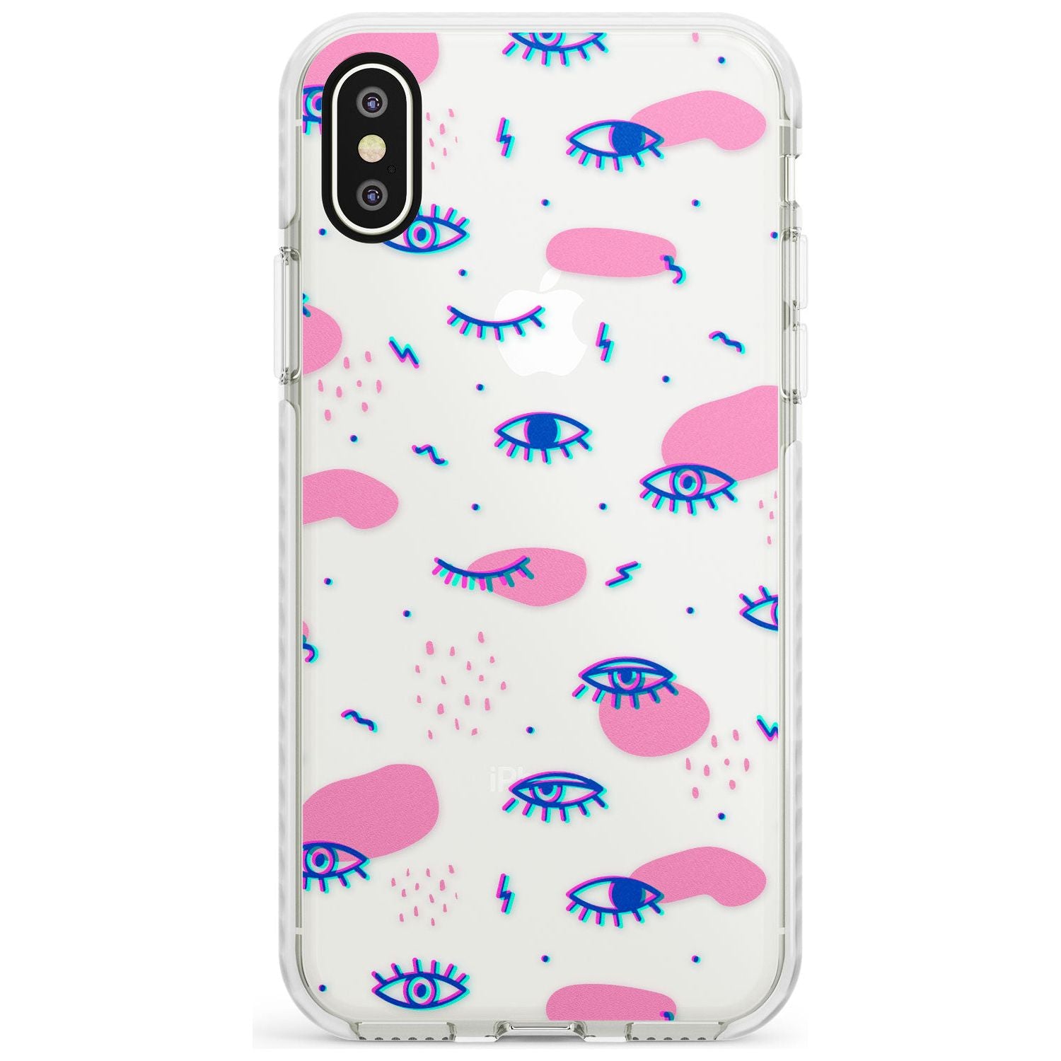 Pink Eye Blotches iPhone Case  Impact Case Phone Case - Case Warehouse