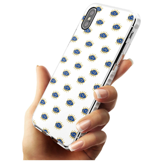 Gold Eyes Psychedelic Eyes Pattern Impact Phone Case for iPhone X XS Max XR