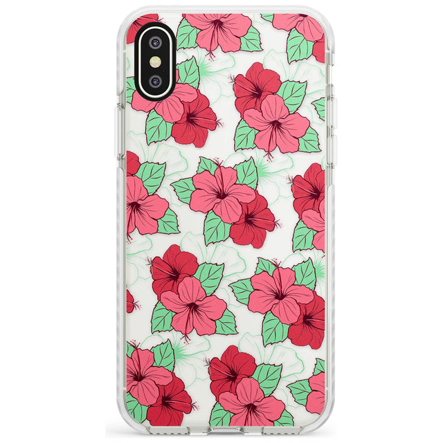 Pink Peony Impact Phone Case for iPhone X XS Max XR