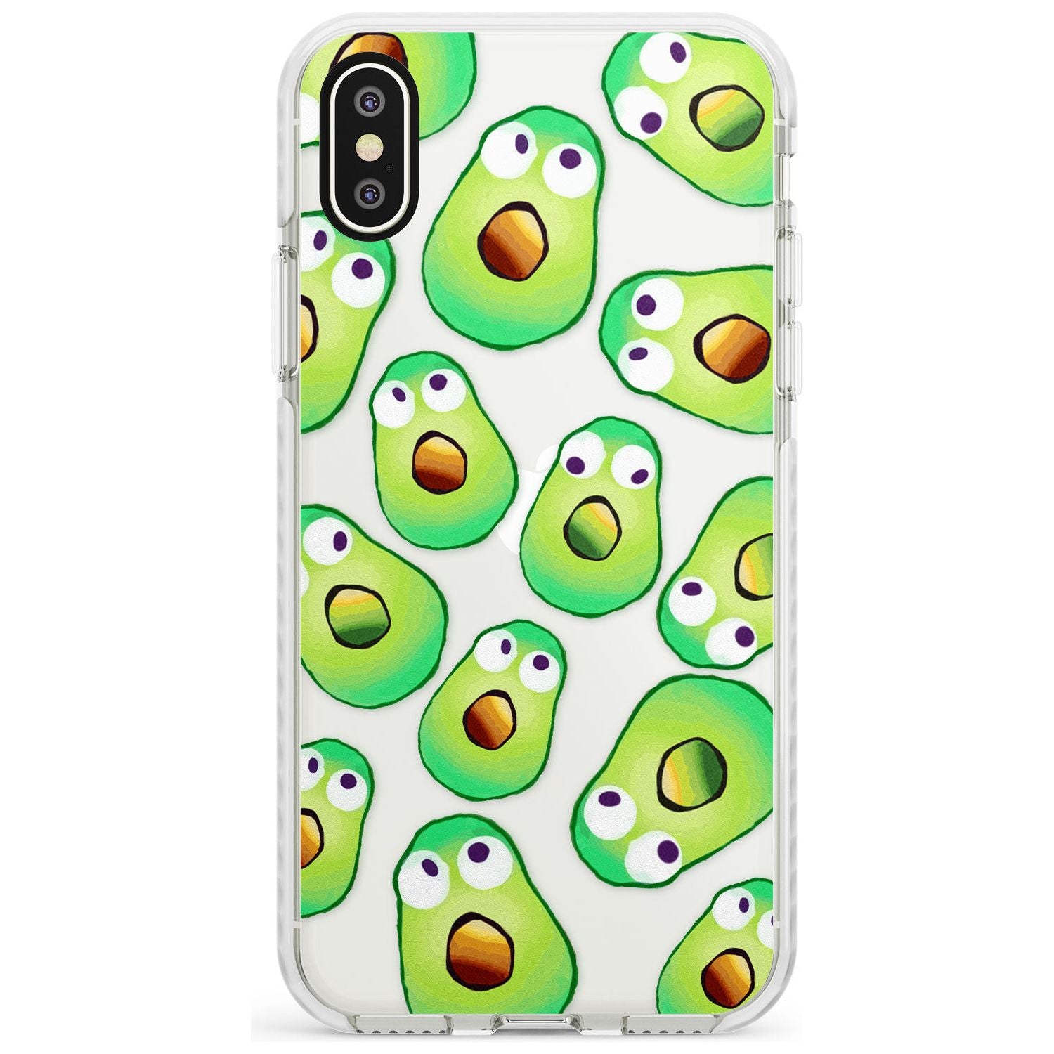Shocked Avocados Impact Phone Case for iPhone X XS Max XR
