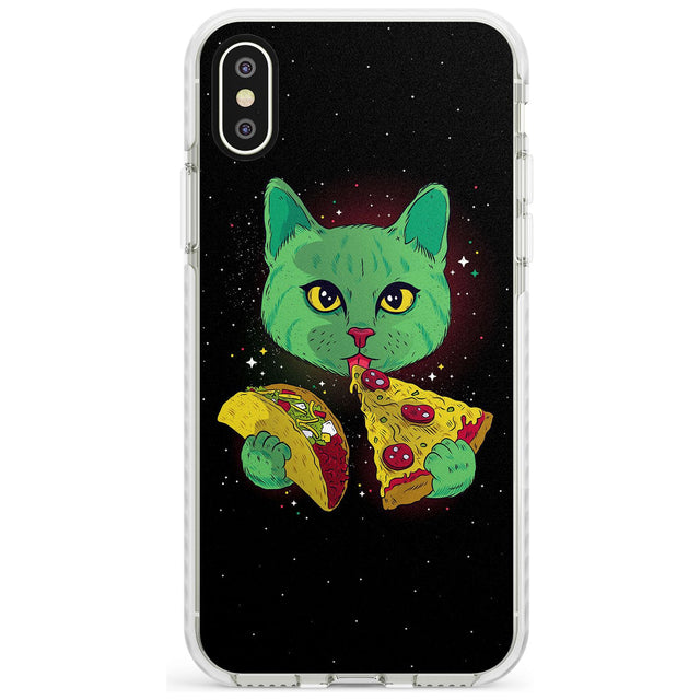 Pizza Purr Impact Phone Case for iPhone X XS Max XR