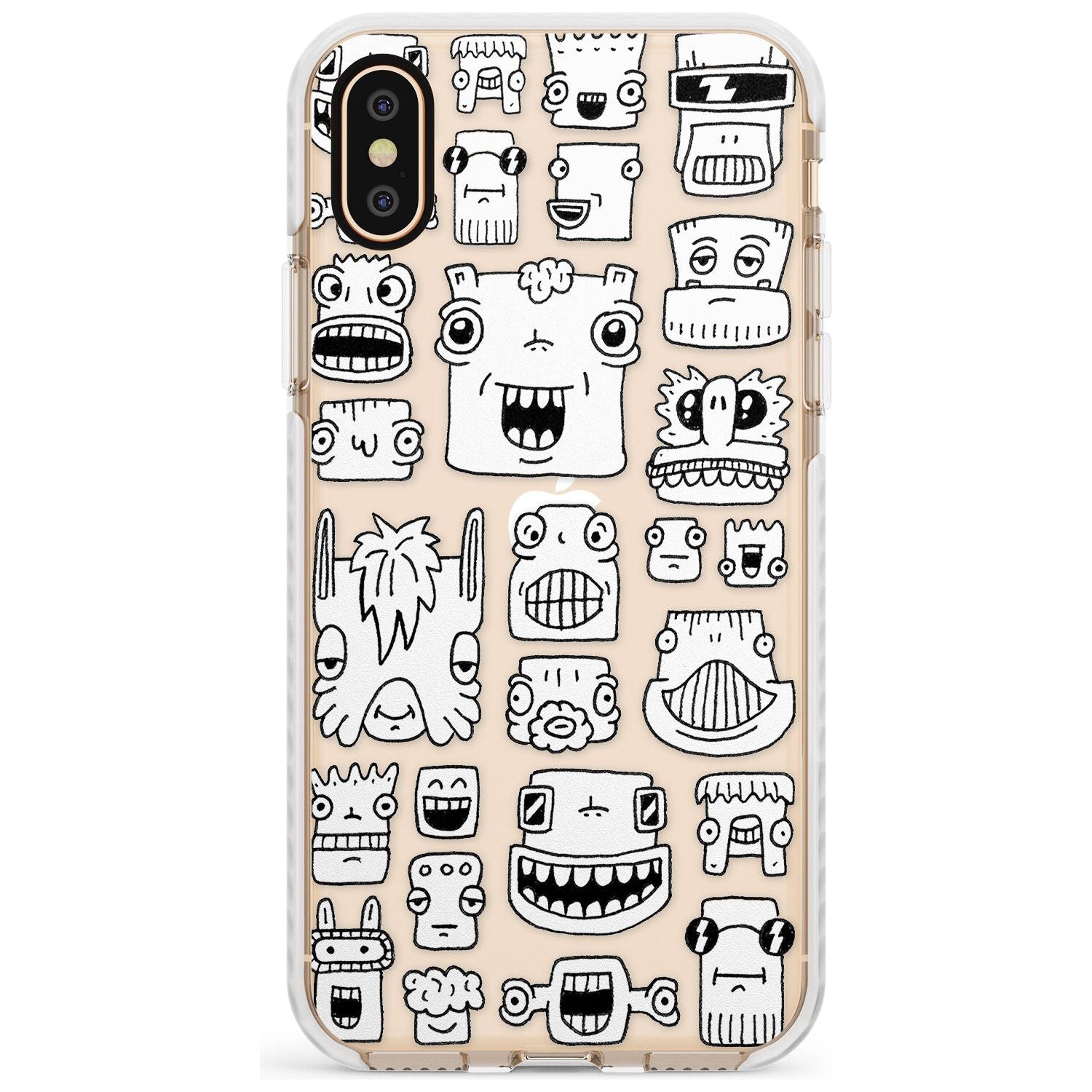 Burst Heads Impact Phone Case for iPhone X XS Max XR